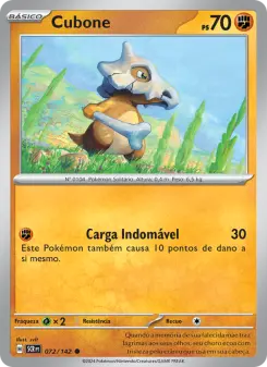 Carta Cubone da coleção Stellar Crown