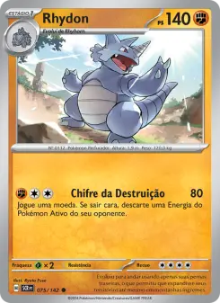 Carta Rhydon da coleção Stellar Crown