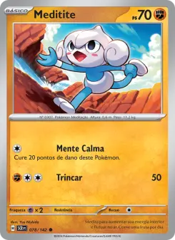 Carta Meditite da coleção Stellar Crown