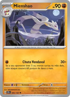 Carta Mienshao da coleção Stellar Crown