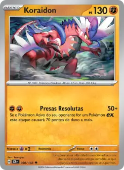 Carta Koraidon da coleção Stellar Crown