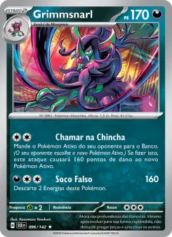 Carta Grimmsnarl da coleção Stellar Crown