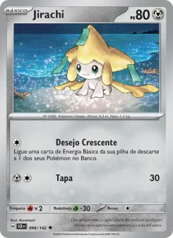 Carta Jirachi da coleção Stellar Crown