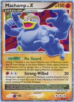 Carta Machamp da coleção Stormfront