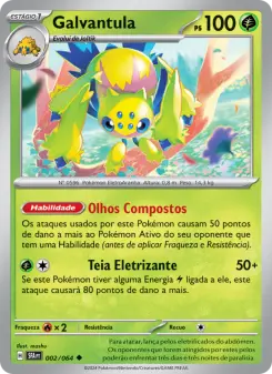 Carta Galvantula da coleção Shrouded Fable