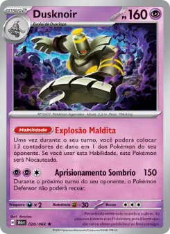 Carta Dusknoir da coleção Shrouded Fable