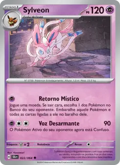 Carta Sylveon da coleção Shrouded Fable