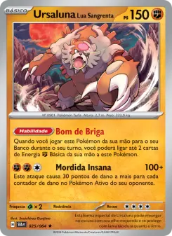 Carta Bloodmoon Ursaluna da coleção Shrouded Fable