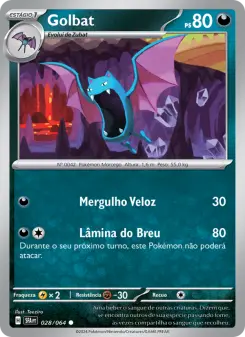 Carta Golbat da coleção Shrouded Fable