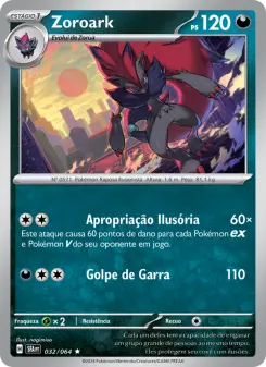 Carta Zoroark da coleção Shrouded Fable