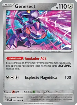 Carta Genesect da coleção Shrouded Fable