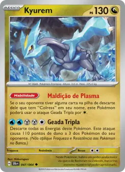 Carta Kyurem da coleção Shrouded Fable