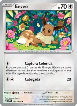 Carta Eevee da coleção Shrouded Fable