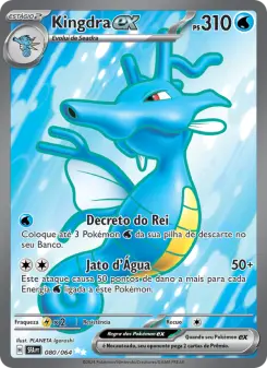 Carta Kingdra ex da coleção Shrouded Fable
