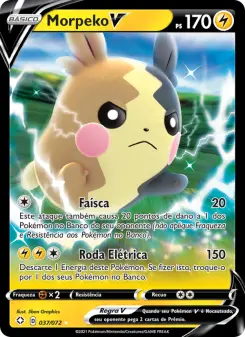 Carta Morpeko V da coleção Shining Fates