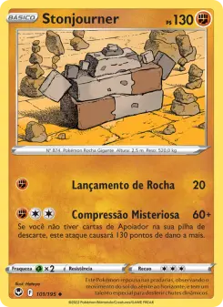 Carta Stonjourner da coleção Silver Tempest