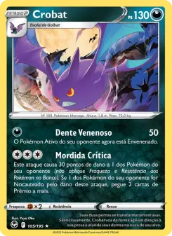 Carta Crobat da coleção Silver Tempest