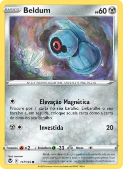 Carta Beldum da coleção Silver Tempest