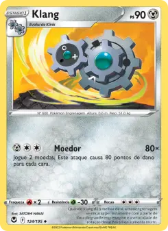 Carta Klang da coleção Silver Tempest