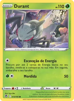 Carta Durant da coleção Silver Tempest