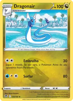 Carta Dragonair da coleção Silver Tempest