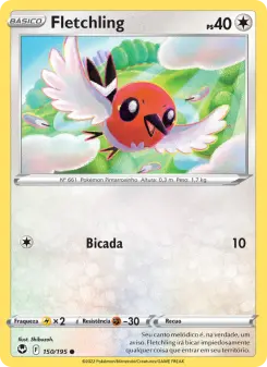 Carta Fletchling da coleção Silver Tempest