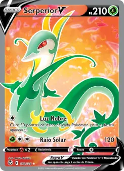 Carta Serperior V da coleção Silver Tempest