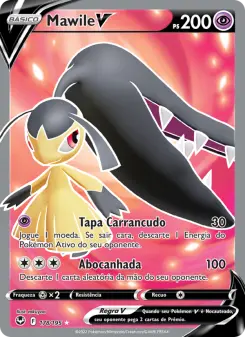 Carta Mawile V da coleção Silver Tempest