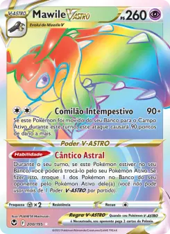 Carta Mawile VSTAR da coleção Silver Tempest