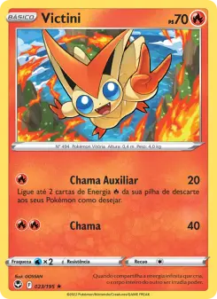 Carta Victini da coleção Silver Tempest