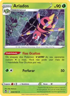 Carta Ariados da coleção Silver Tempest