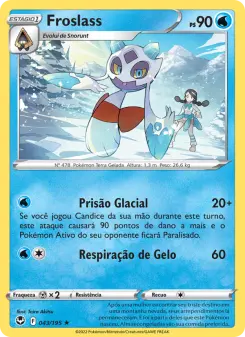 Carta Froslass da coleção Silver Tempest