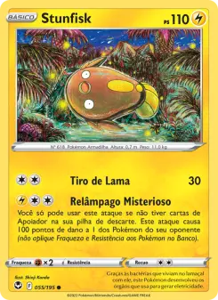 Carta Stunfisk da coleção Silver Tempest