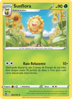 Carta Sunflora da coleção Silver Tempest