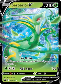 Carta Serperior V da coleção Silver Tempest