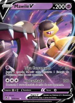 Carta Mawile V da coleção Silver Tempest