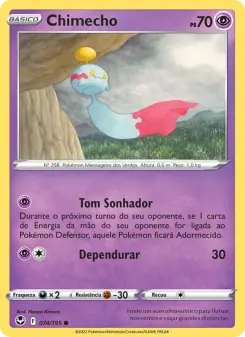 Carta Chimecho da coleção Silver Tempest
