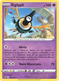 Carta Sigilyph da coleção Silver Tempest
