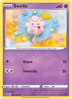 Carta Swirlix da coleção Silver Tempest