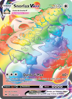 Carta Snorlax VMAX
