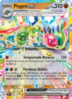 Carta Flygon ex da coleção Surging Sparks