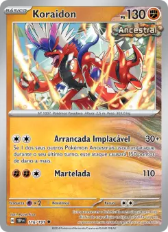 Carta Koraidon da coleção Surging Sparks