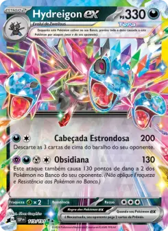 Carta Hydreigon ex da coleção Surging Sparks