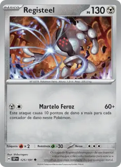 Carta Registeel da coleção Surging Sparks
