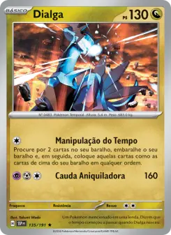 Carta Dialga da coleção Surging Sparks
