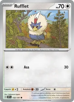 Carta Rufflet da coleção Surging Sparks