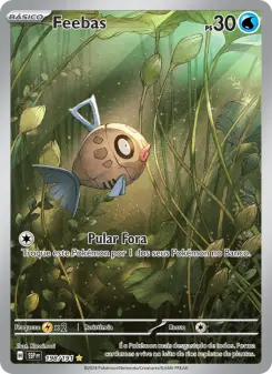 Carta Feebas da coleção Surging Sparks