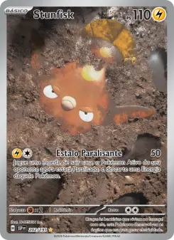 Carta Stunfisk da coleção Surging Sparks