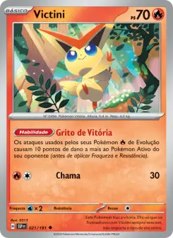 Carta Victini da coleção Surging Sparks