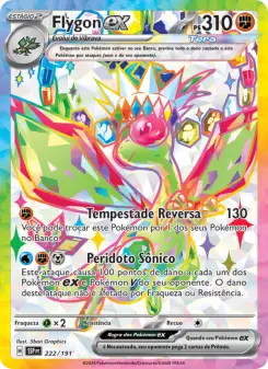 Carta Flygon ex da coleção Surging Sparks